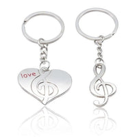 porte clé note de musique