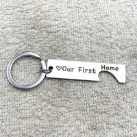 Porte-Clé Couple Maison