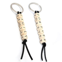 porte clés en bois personnalisé