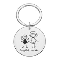 Porte-Clé Famille Personnalisé