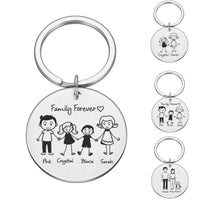 Porte-Clé Famille Personnalisé