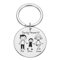 Porte-Clé Famille Personnalisé