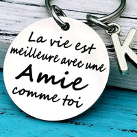Porte-clé citation amitié