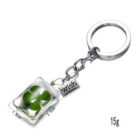 Porte-Clé Trèfle à 4 Feuilles