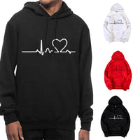 sweat homme coeur