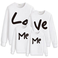 Pull love pour famille