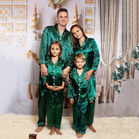 Pyjama Chemise Satin Famille