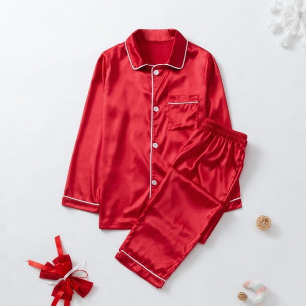 pyjama chemise rouge