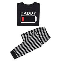 Pyjama Famille Batterie Faible & pleine