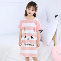 chemise de nuit fille chat