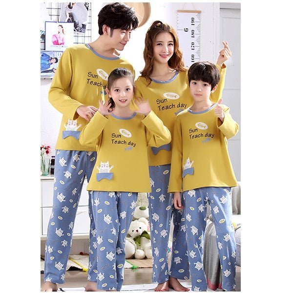 pyjama matching couple