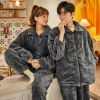Pyjama Polaire Couple Zip