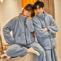 Pyjama Polaire Couple Zip