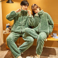 Pyjama Polaire Couple Zip