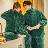 Pyjama Polaire Couple Zip