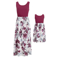 Robe Bordeaux Fleurie