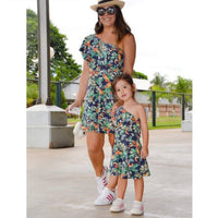 robe courte tropical