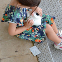 Robe Col Bardot Fleurie