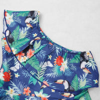 Robe Col Bardot Fleurie