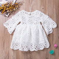 Robe dentelle fille