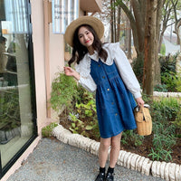 robe chemise denim femme