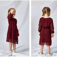 robe bordeaux bébé fille