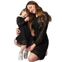 robe pompon noire