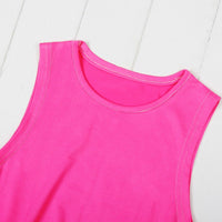 Robe Longue Bleu et Rose
