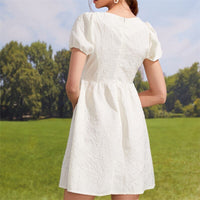 Robe bordure jacquard
