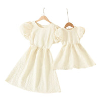 robe jacquard blanche