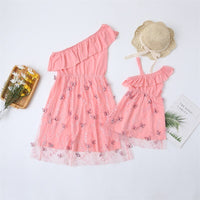 Robe Rose Poudrée Maman