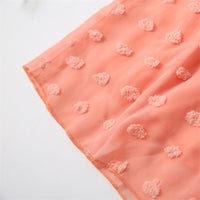 Robe Mère Fille Rose