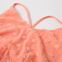 Robe Mère Fille Rose