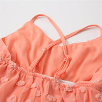 Robe Mère Fille Rose