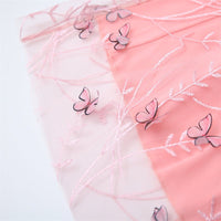 Robe Mère Fille Rose