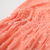 Robe Mère Fille Rose