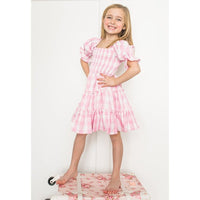 Robe fille carreaux