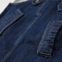 Robe Salopette en Jean Bleu