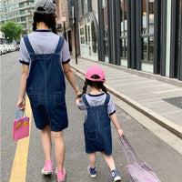Robe Salopette en Jean Bleu