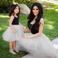 robe tutu grise