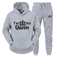 Survêtement couple gris