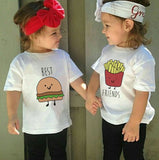 T-shirt hamburger et fries