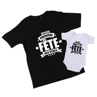 t-shirt joyeuse première fête des pères