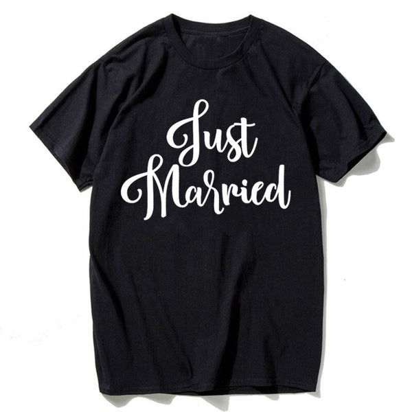 T-Shirt Couple Just Married