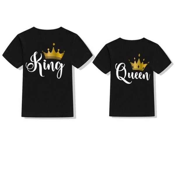 T shirt king et queen