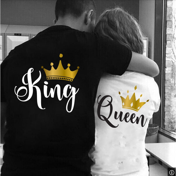 Tee shirt couple queen king