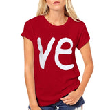 T-shirt love femme