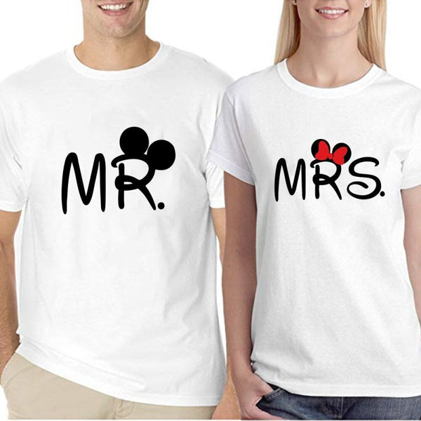 Tee shirt couple mr mrs