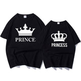 T-Shirt Couple Prince et Princesse