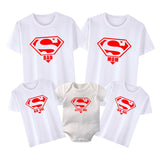 t-shirt famille superman